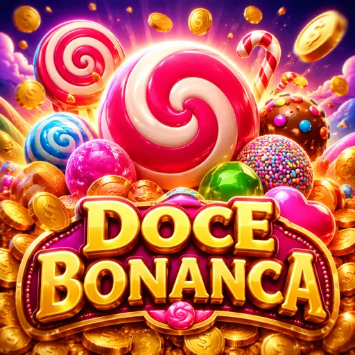 Miniatura do slot Sweet Bonanza com doces coloridos